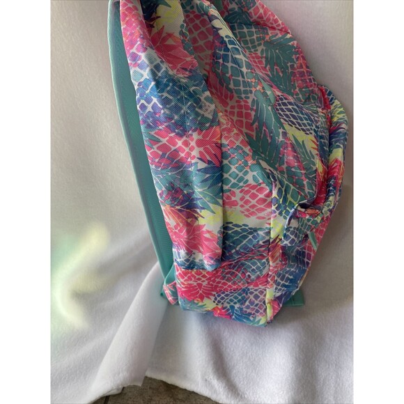 Kids Hurley Printed Pineapple Backpack With Lunchbox 1 side bottle pocket New - Picture 6 of 8